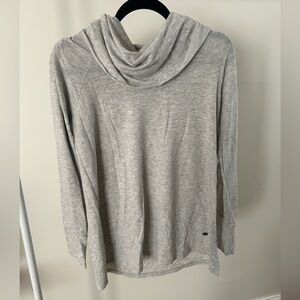 Cupio Light Gray Cowl Neck Sweater